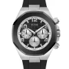 Guess Herren Armbanduhr EMPIRE  46 mm Armband Silikon GW0583G1