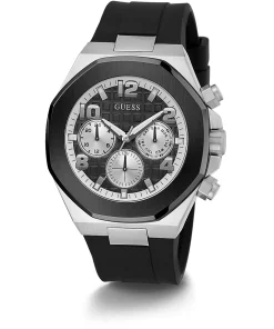 Guess Herren Armbanduhr EMPIRE  46 mm Armband Silikon GW0583G1