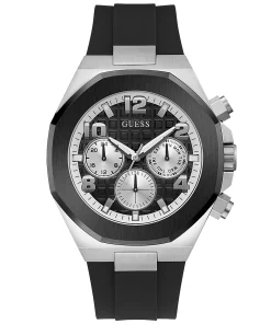 Guess Herren Armbanduhr EMPIRE  46 mm Armband Silikon GW0583G1