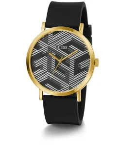 Guess Herren Armbanduhr G BOSSED in Schwarz und Goldton 44 mm GW0625G2