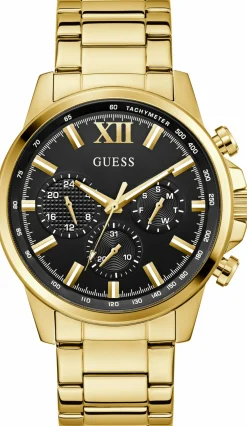 Guess Herren Armbanduhr gold GD WALKER GW0900G3