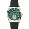 Guess Herren Armbanduhr GREYSON GW0793G1 Schwarz Silber Grün