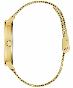 Guess Herren Armbanduhr gold KING GW0832G1