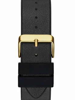 Guess Herren Armbanduhr Legend gold/schwarz GW0500G1 44mm