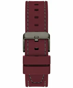Guess Herren Armbanduhr Multifunktion Headline gun metal, bordeaux 42 mm GW0571G4
