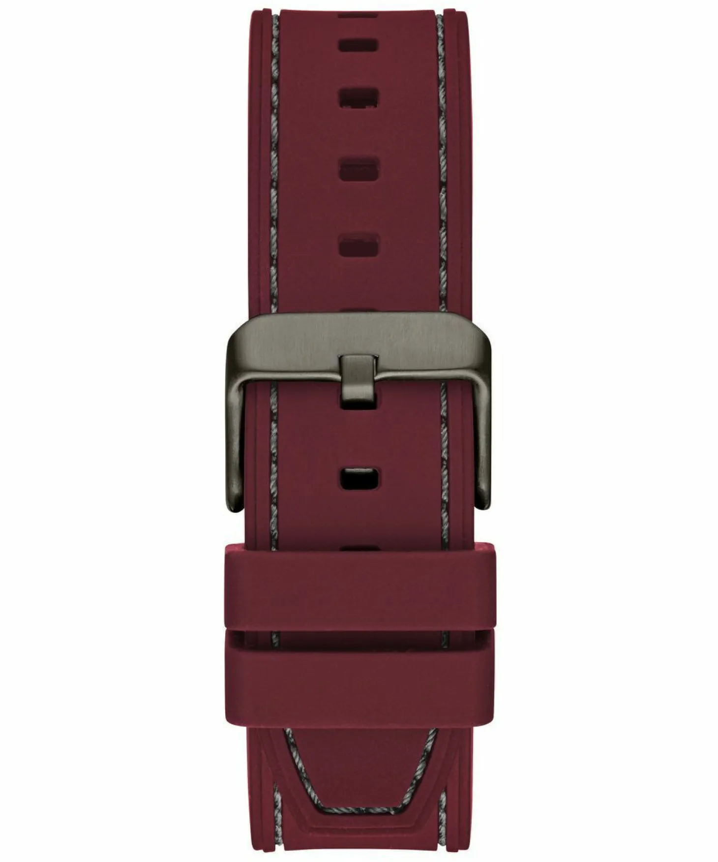Guess Herren Armbanduhr Multifunktion Headline gun metal, bordeaux 42 mm GW0571G4