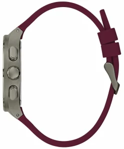 Guess Herren Armbanduhr Multifunktion Headline gun metal, bordeaux 42 mm GW0571G4