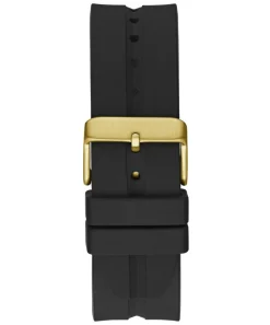 Guess Herren Armbanduhr Multifunktionsuhr Skeleton Leo schwarz, gold GW0637G2