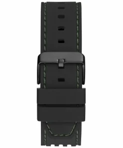 Guess Herren Armbanduhr Multifunktion Phoneix schwarz, grün 43 mm GW0499G7