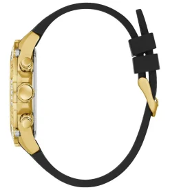 Guess Herren Armbanduhr Multifunktionsuhr Skeleton Trophy schwarz 46 mm GW0333G2