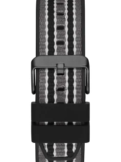 Guess Herren Armbanduhr Pilot 48 mm Mehrfarbiges Armband Armband Silicone and fabric GW0415G3