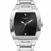Guess Herren Armbanduhr Phoenix 43 mm Minimalistischer Stil Armband Edelstahl GW0387G1