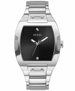 Guess Herren Armbanduhr Phoenix 43 mm Minimalistischer Stil Armband Edelstahl GW0387G1