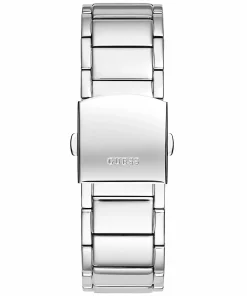 Guess Herren Armbanduhr Phoenix 43 mm Minimalistischer Stil Armband Edelstahl GW0387G1