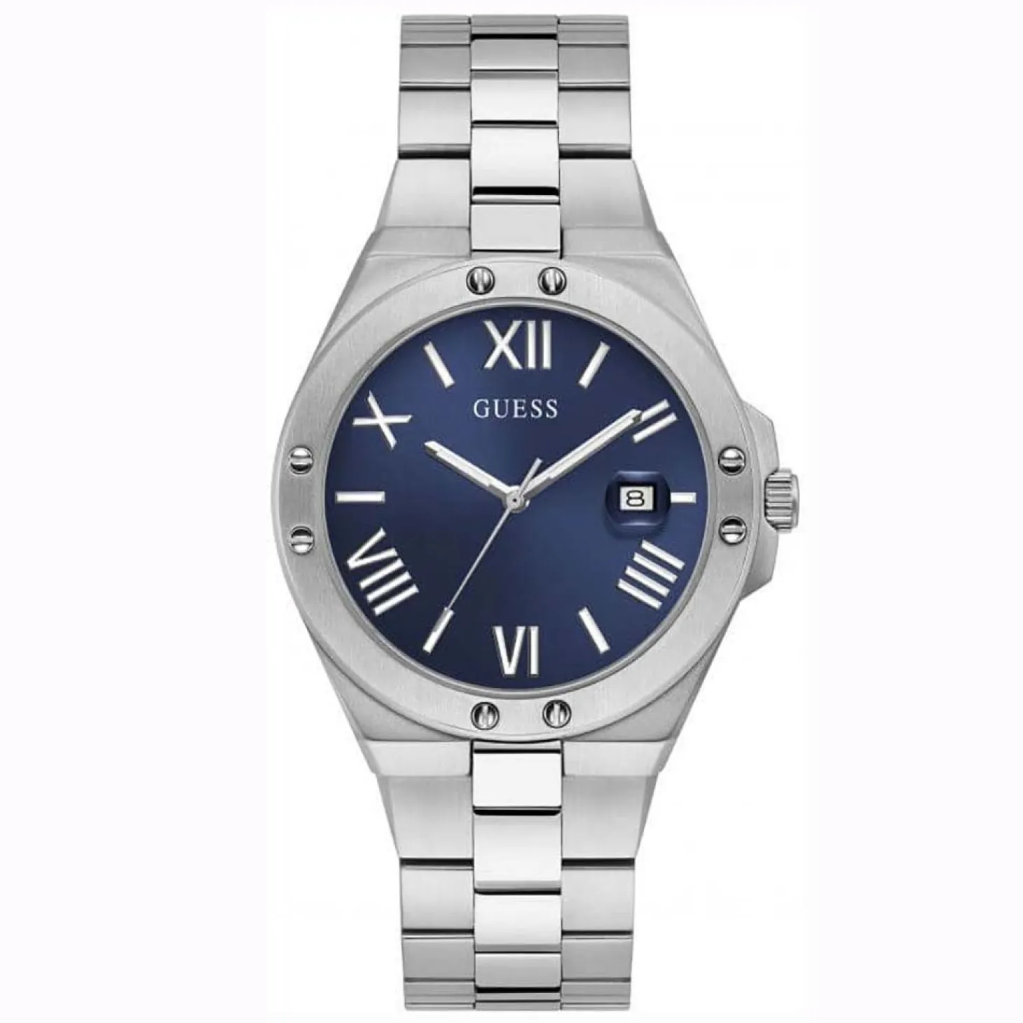 Guess Herren Armbanduhr Perspective silber 41 mm GW0276G1
