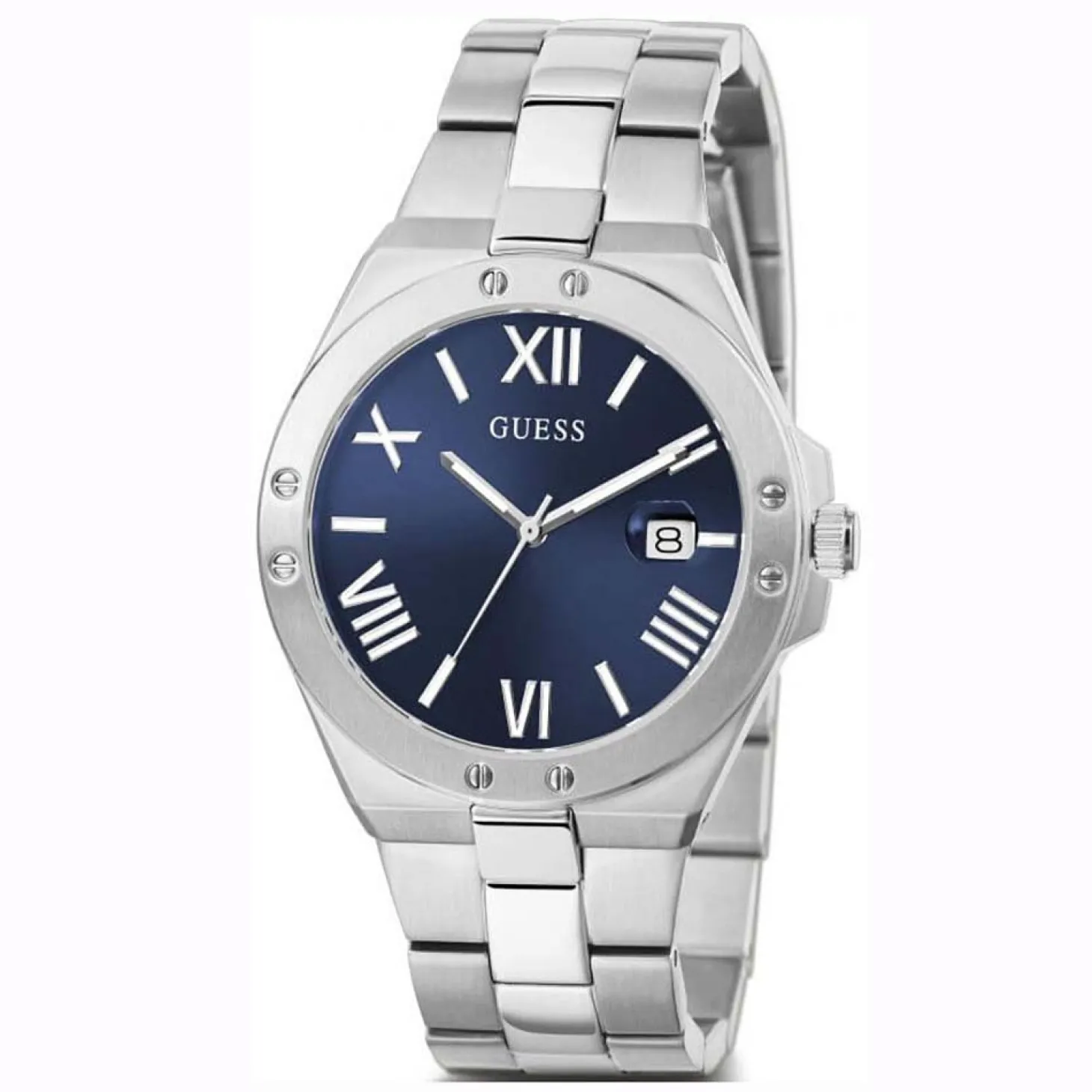 Guess Herren Armbanduhr Perspective silber 41 mm GW0276G1