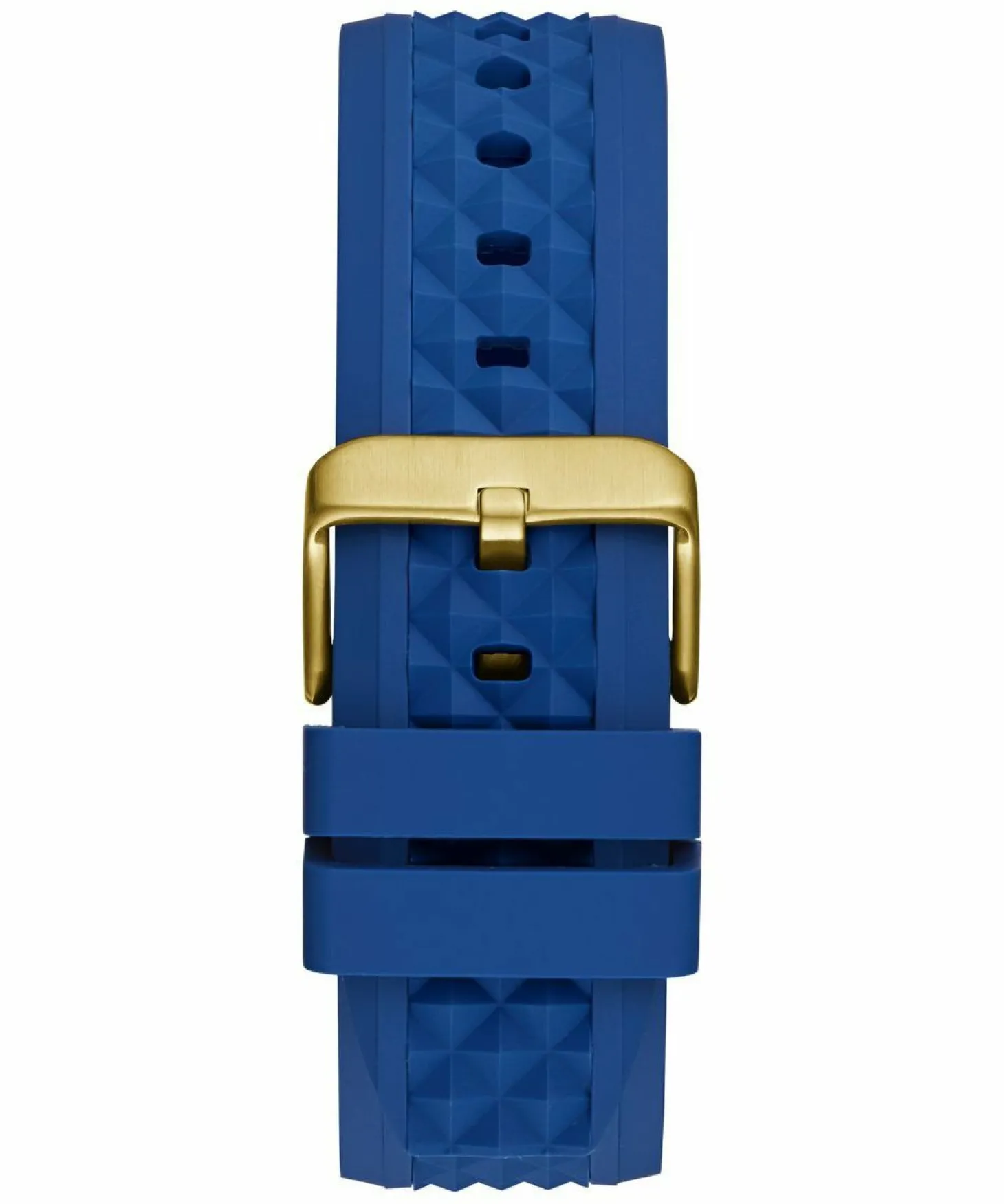 Guess Herren Armbanduhr RESISTANCE Multifunktion blau, gold 44 mm GW0729G1