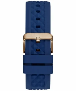 Guess Herren Armbanduhr RESISTANCE Multifunktion blau, roségold 44 mm GW0729G3