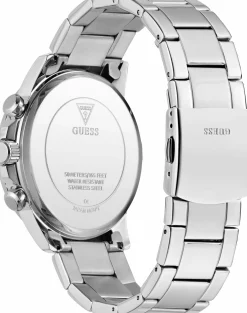 Guess Herren Armbanduhr Silberfarben GD WALKER GW0900G4