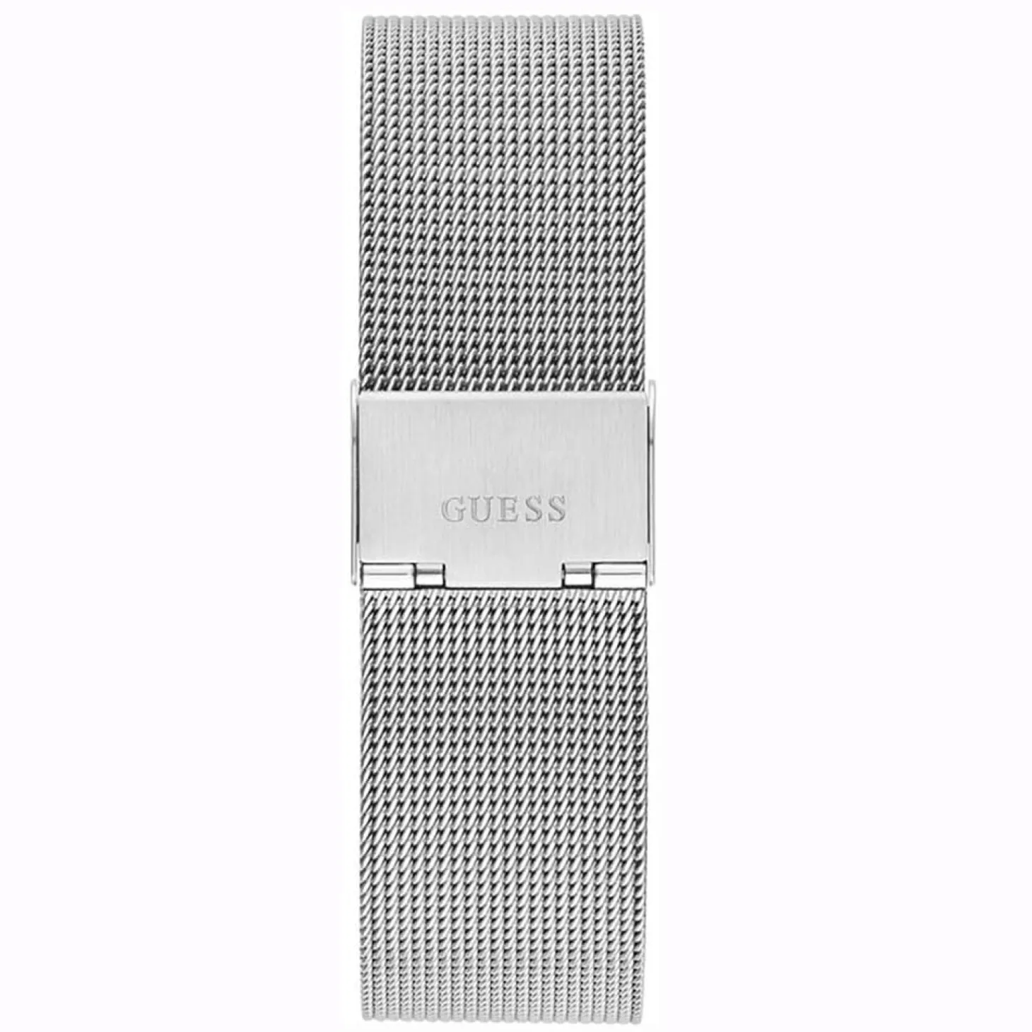 Guess Herren Armbanduhr Supernova Diamant silber 44 mm GW0460G1