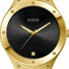 Guess Herren Armbanduhr Scope gold 44 mm GW0427G2