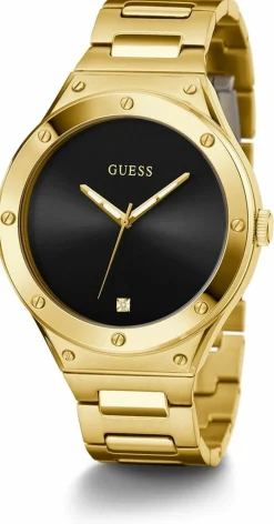 Guess Herren Armbanduhr Scope gold 44 mm GW0427G2