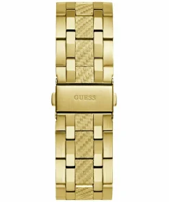 Guess Herren Multifunkion Armbanduhr RESISTANCE gold, blau 44 mm GW0714G2