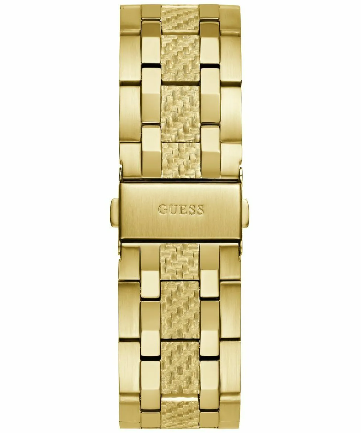 Guess Herren Multifunkion Armbanduhr RESISTANCE gold, blau 44 mm GW0714G2