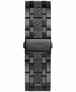 Guess Herren Multifunkion Armbanduhr RESISTANCE schwarz, gold 44 mm GW0714G4