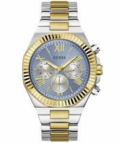Guess Herren Multifunkion Armbanduhr EQUITY bicolor 44 mm GW0703G3
