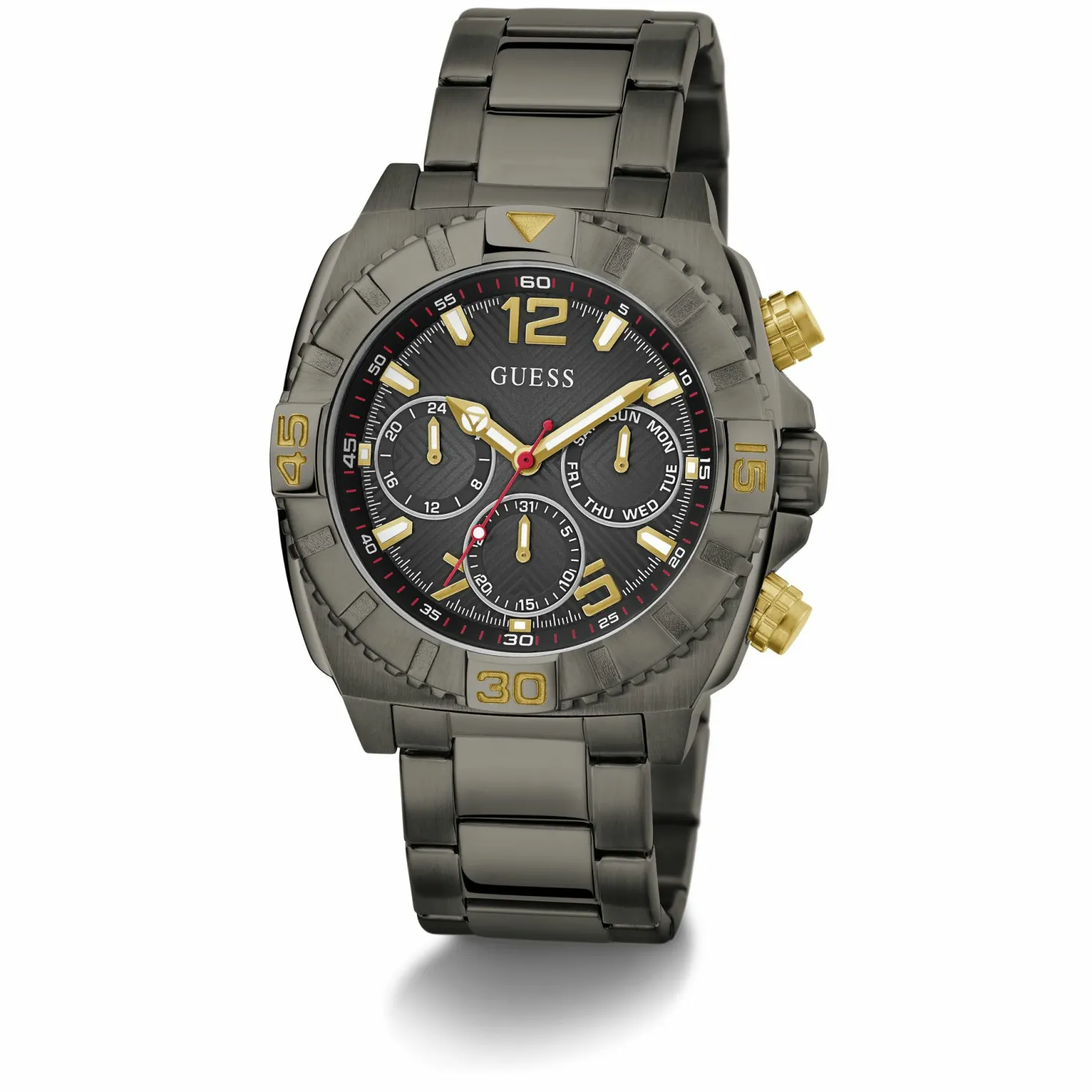 Guess Herren Multifunkions Armbanduhr Traction