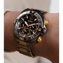 Guess Herren Multifunkions Armbanduhr Traction