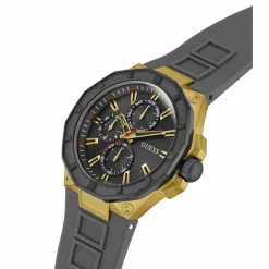 Guess Herren Multifunktionsuhr R2 Grau Gold GW0803G1