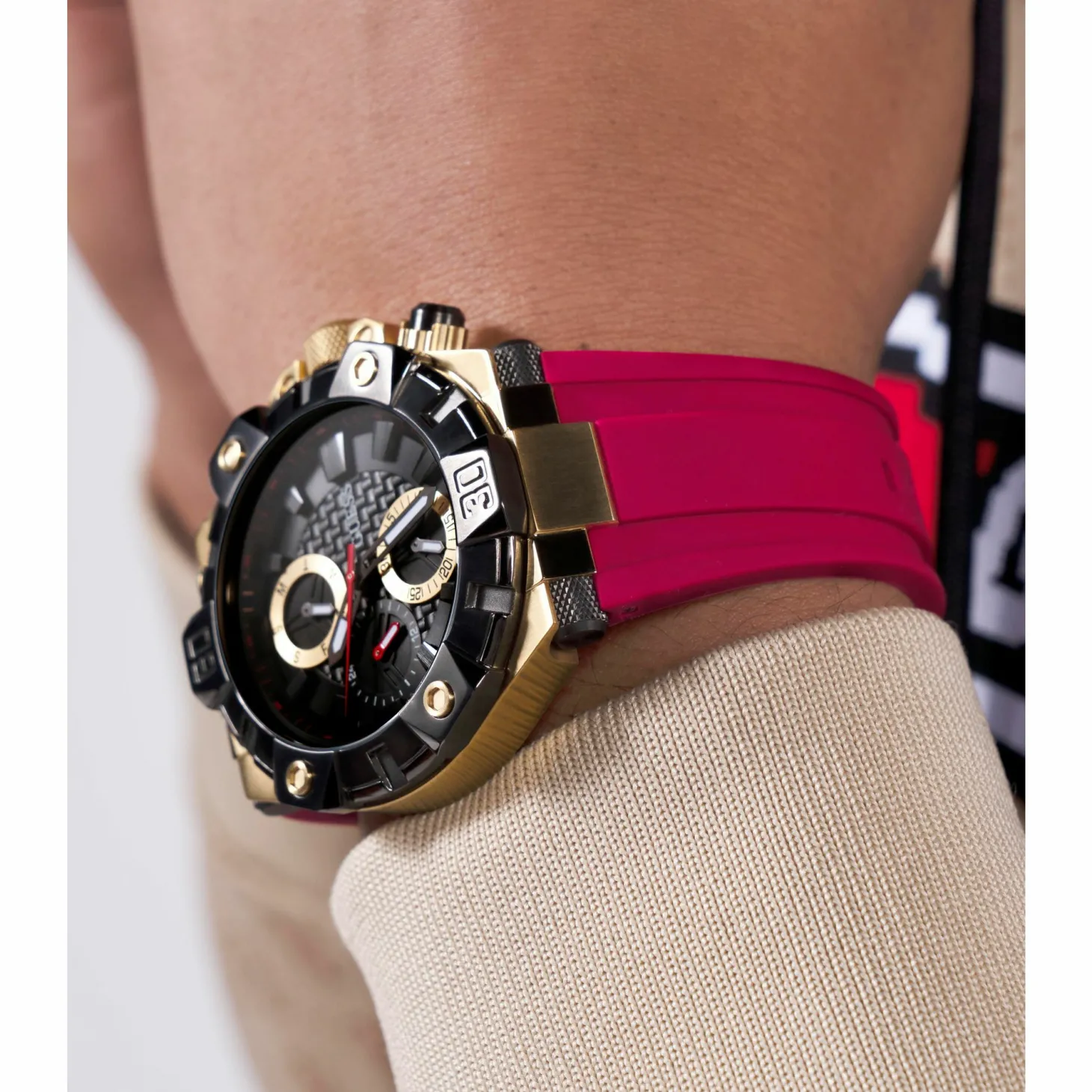 Guess Herren Multifunktionsuhr IGNITE GW0802G2