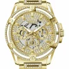 Guess Herren Multifunktionsuhr King goldfarben GW0497G2 48mm