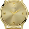 Guess Herren-Armbanduhr 39mm Armband Edelstahl Gold + Gehäuse Quarz W0280G3