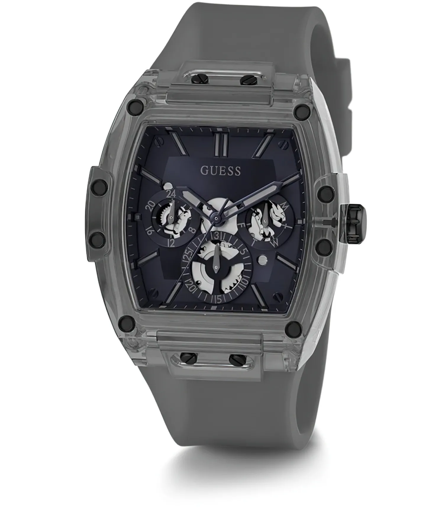 GUESS Herren-Grau-Multifunktionsuhr PHOENIX GW0203G9
