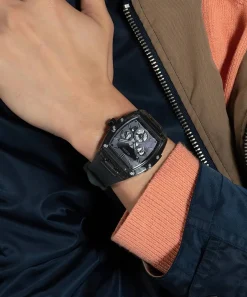 GUESS Herren-Grau-Multifunktionsuhr PHOENIX GW0203G9