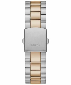 Guess Herrenuhr Connoisseur Edelstahl silber, roségold 42 mm GW0265G12