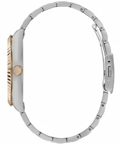 Guess Herrenuhr Connoisseur Edelstahl silber, roségold 42 mm GW0265G12