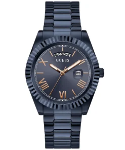 Guess Herrenuhr Connoisseur Edelstahl Farbe blau GW0265G9