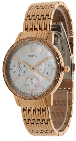 Guess Lattice Damen-Armbanduhr 38mm Armband Edelstahl + Gehäuse Quarz W1086L2