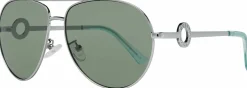 Guess Sonnenbrille GF0364 10X 59 Damen Silber