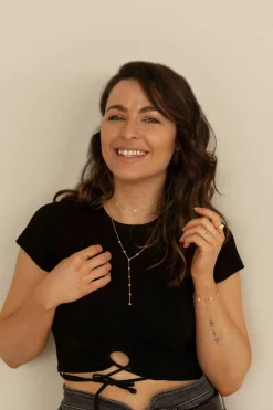 Halskette 925 Silbervergoldet Y-Kette mit Zirkonia 41185213153374