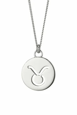Halskette Stier Sternzeichen 925/- Sterling Silber rhodiniert 41184654196830