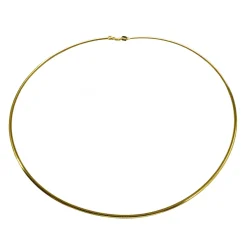 Halsreif Omega 1mm - 50cm - 333 Gelbgold Kette