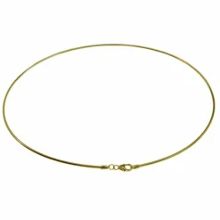 Halsreif Omega 1,2mm - 42cm - 333 Gelbgold