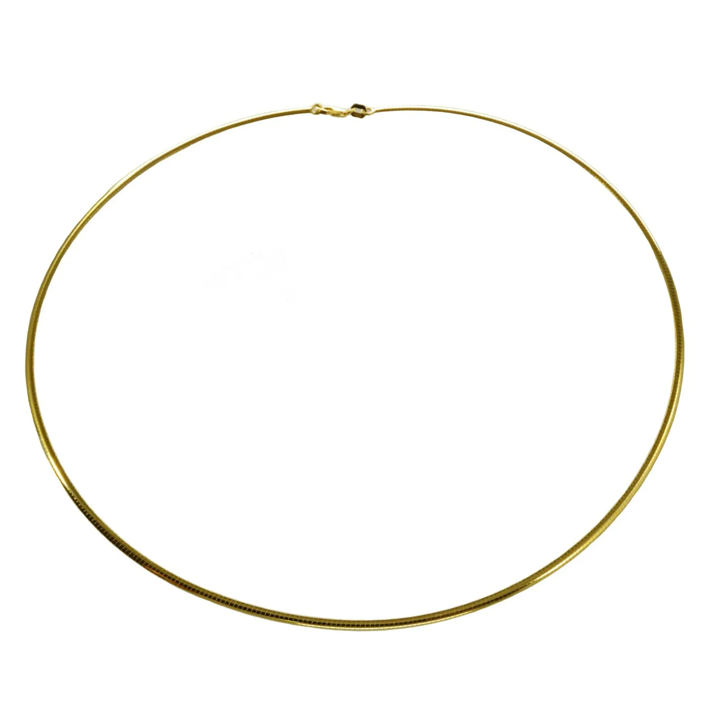 Halsreif Omega 1mm - 42cm - 333 Gelbgold Kette
