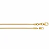 Halsreif Omega 1,2mm - 42cm - 585 Gelbgold mit Schraubverschluss