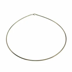 Halsreif Omega 1,2mm - 45cm - 585 Weißgold